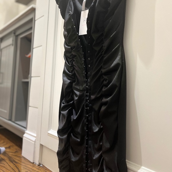 NWT HAZEL BOUTIQUE Black Mini Dress sz Small - Picture 7 of 10